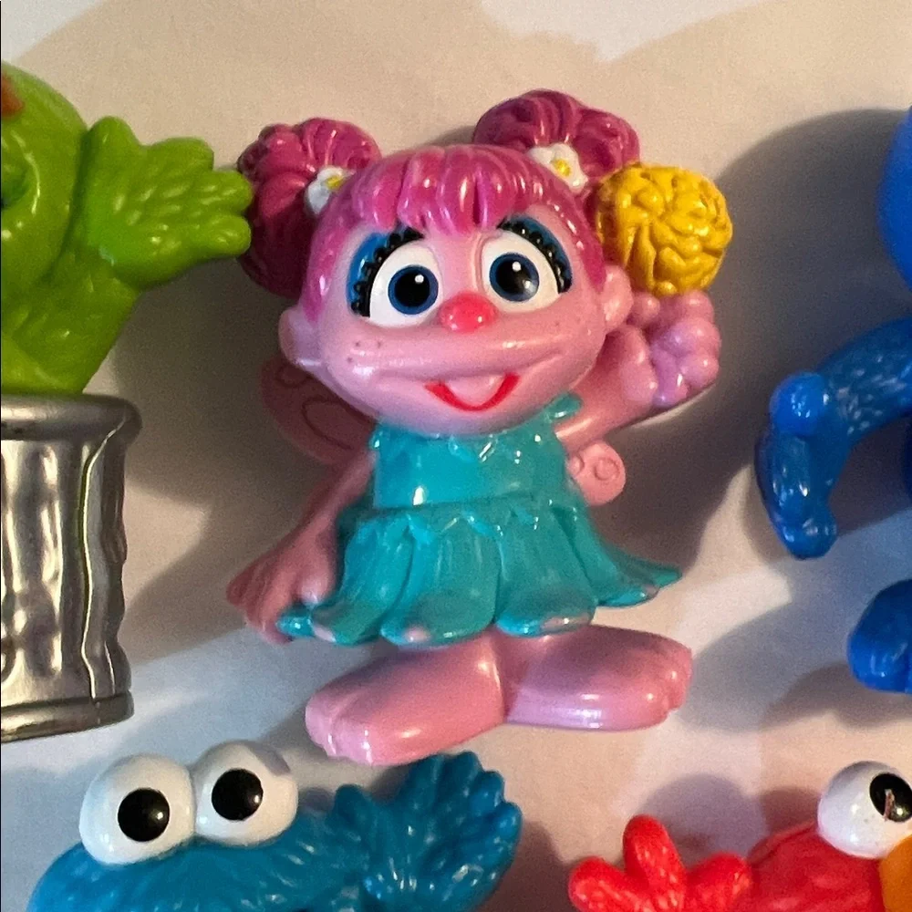 Colorful Sesame Street Character Figurines